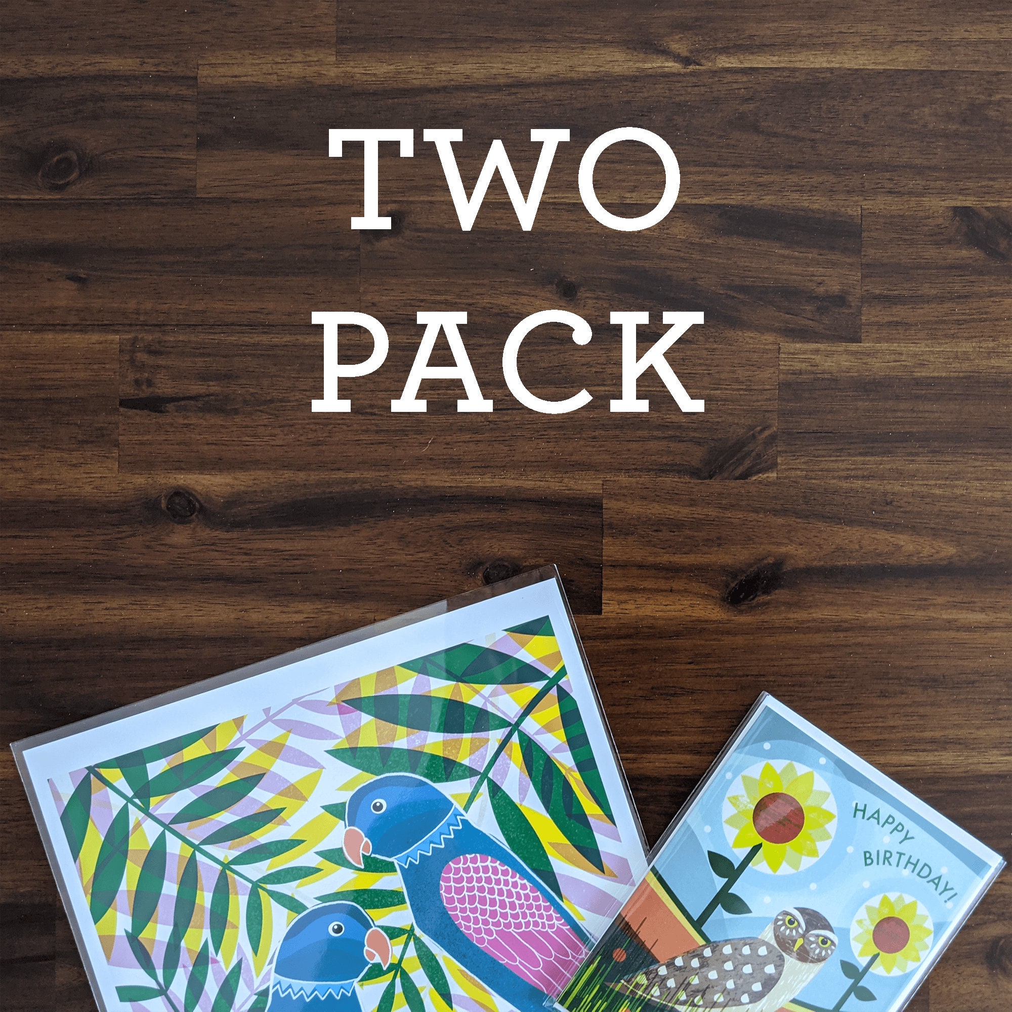 Two Pack: One Print One Card - Etsy