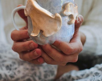 Large Handmade Animal Mug // 16 oz Mug