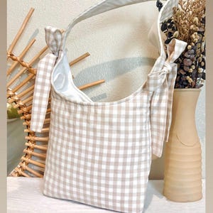 The Bow Tote - Tote Bag with Bows – Cute Everyday Shoulder Bag