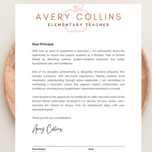 Teacher Bundle | Teacher Resume, Cover Letter & Reference Page | Editable Canva Templates | Instant Download | Teacher Job Application Kit