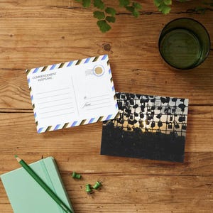 Schulabschluss Danke Postkarte – Digitaler Download | Druckbares PDF & JPEG