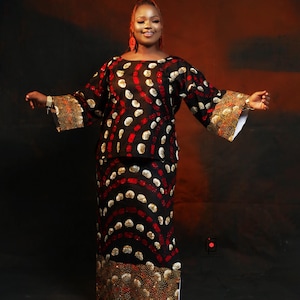 iro and buba Ankara  / Womens dress / Party dress / Kaftan dress / Ladies boubou /Nigeria Boubou / African dress