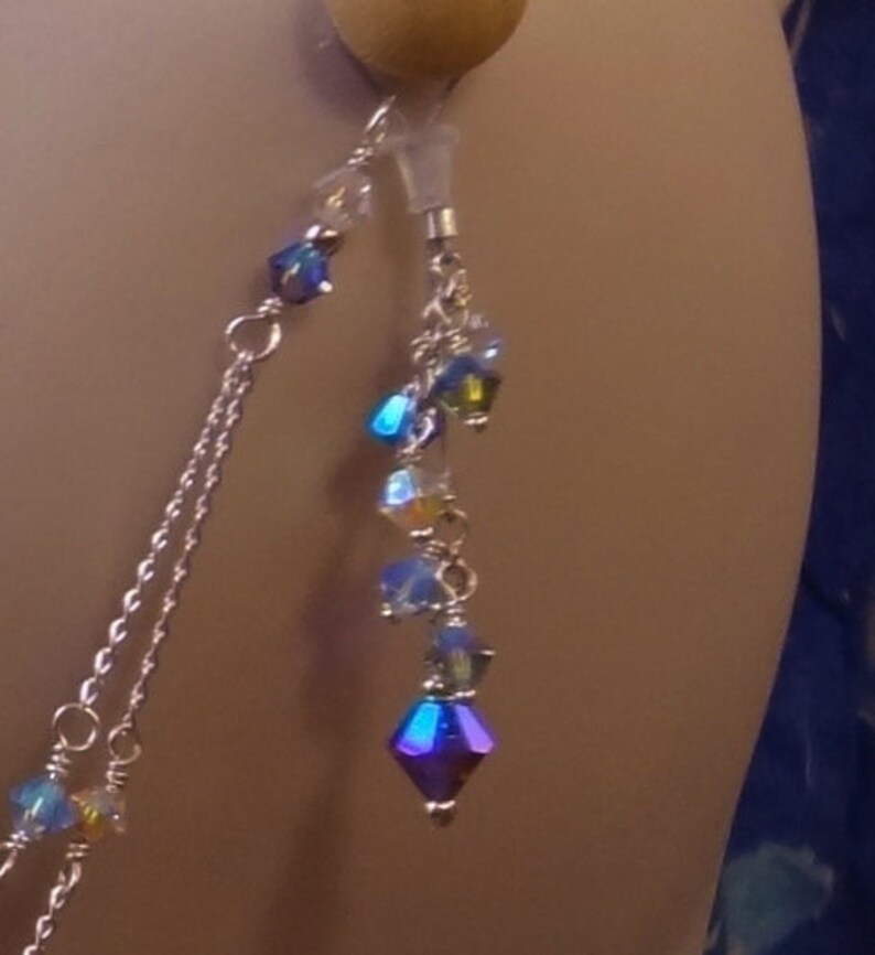 Nipple Rings Non Piercing Nipple Rings Purple Nipple Purple Etsy