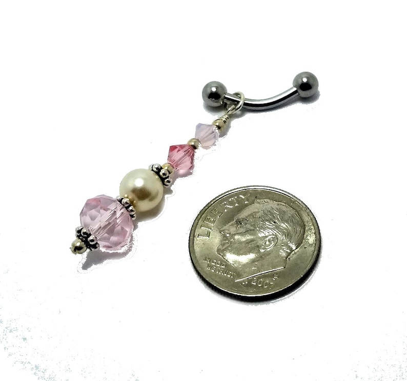 VCH Piercing Intimate Piercing Pearl VCH Curved Barbell - Etsy