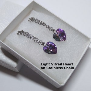 Heart Nipple Rings Charms Barbell Nipple Pink Blue Purple Sapphire and more colors image 1