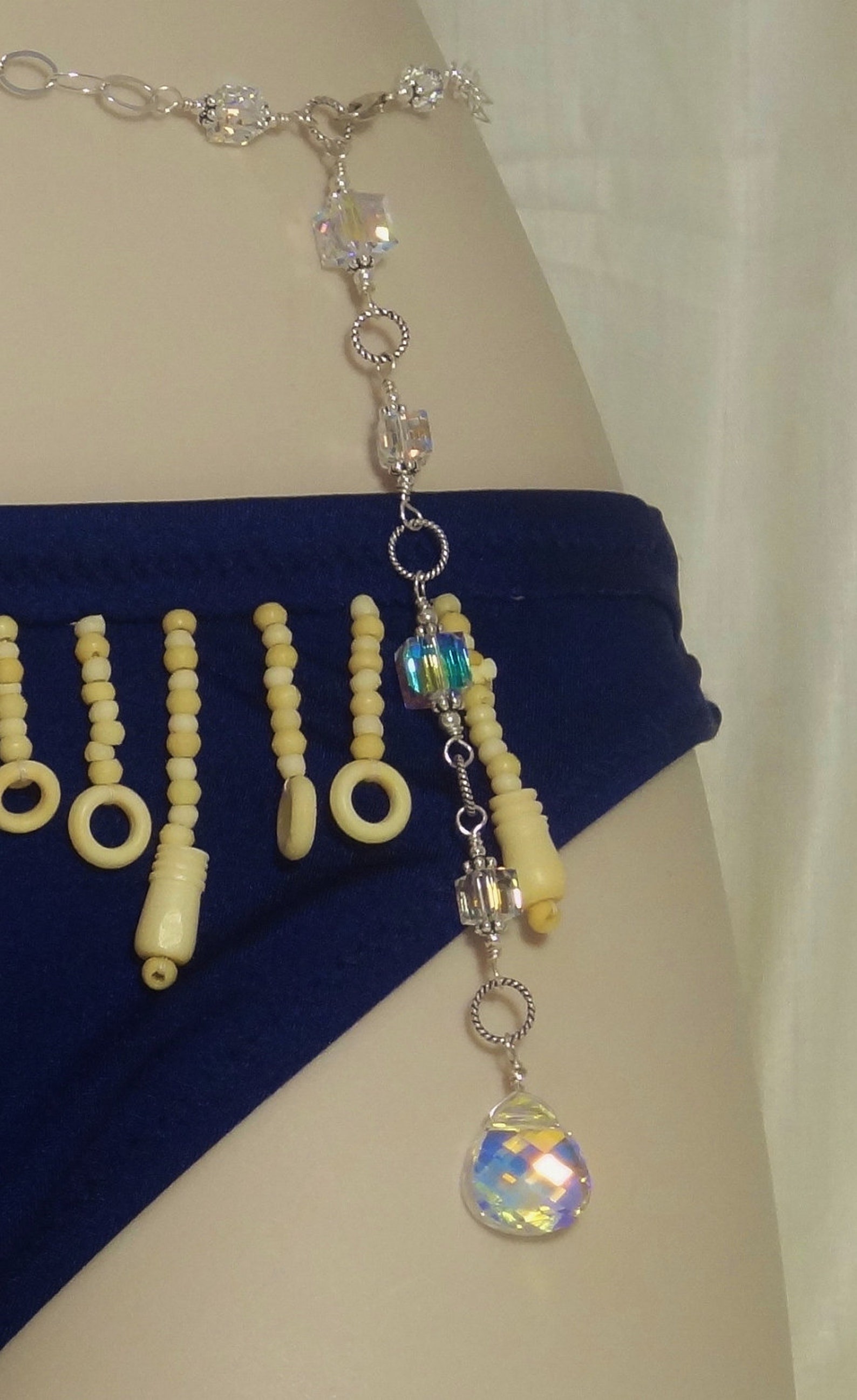 Belly Chain Sterling Belly Chain Crystal Belly Chain Sexy Etsy