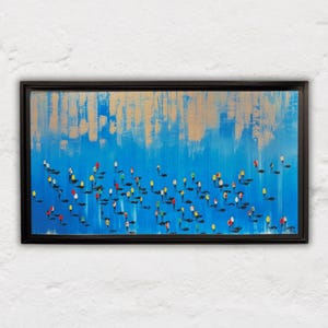 Original PEOPLE of SPACE Oil Painting