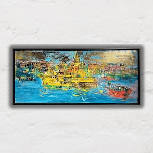 Original WIEV of ISTANBUL Oil Painting