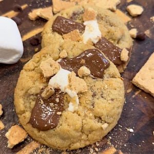 Recept S'mores Gourmet-koekje met bruine boter | Kleverige koekjes van 4 oz | Digitale directe download | Pdf