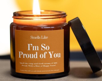 I'm So Proud of You Scented Soy Candle, Graduation Gift