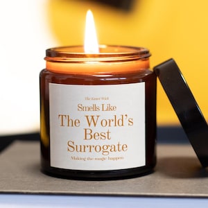 Smells Like Surrogate Candle, Gift For Surrogate,  Eco-friendly candle