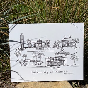 University of Kansas βwhere It All Began...β Print - Etsy