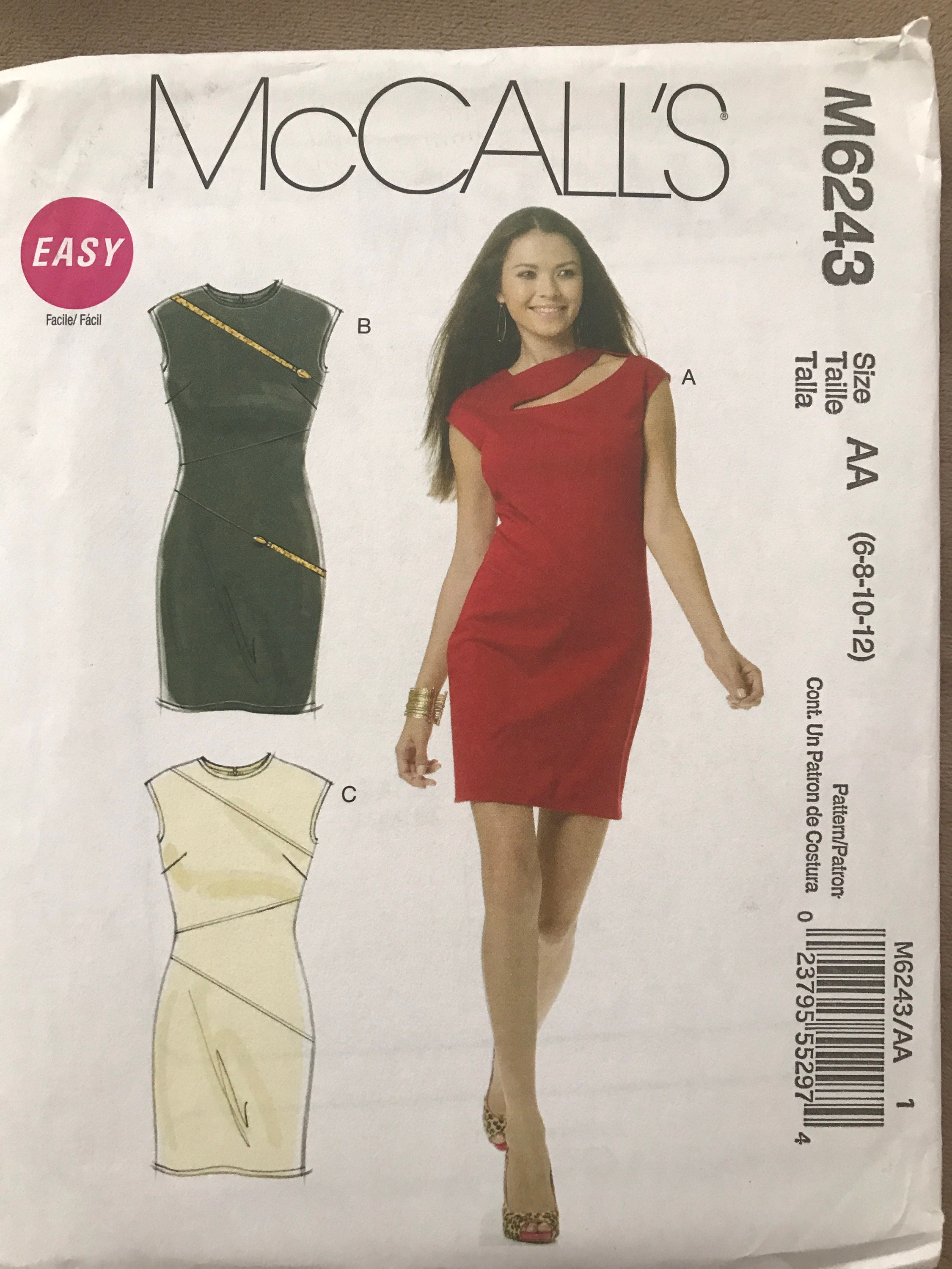 12+ How To Sewing Pattern Sewing & Fiber Easy sheath pattern with neck detail in sizes 6-12