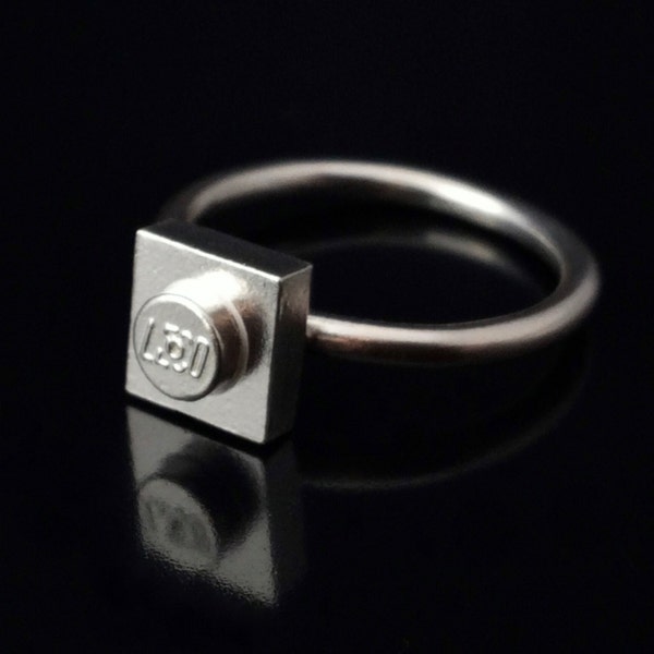 Lego Ring aus Sterling Silber