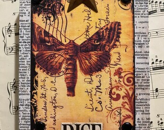 RISE - Mixed Media Assemblage - Small But Mighty Series 4 x 6