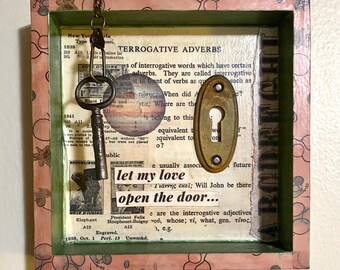 LET MY LOVE 5X5 Shadowbox - Planet Vintage Key