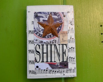 SHINE - Mixed Media w/ Star - Small But Mighty Series 4 x 6