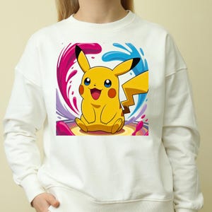 Pika-chu PNG: High-Resolution Cartoon Clipart (Digital Download, 300 DPI, Personal Use Only)