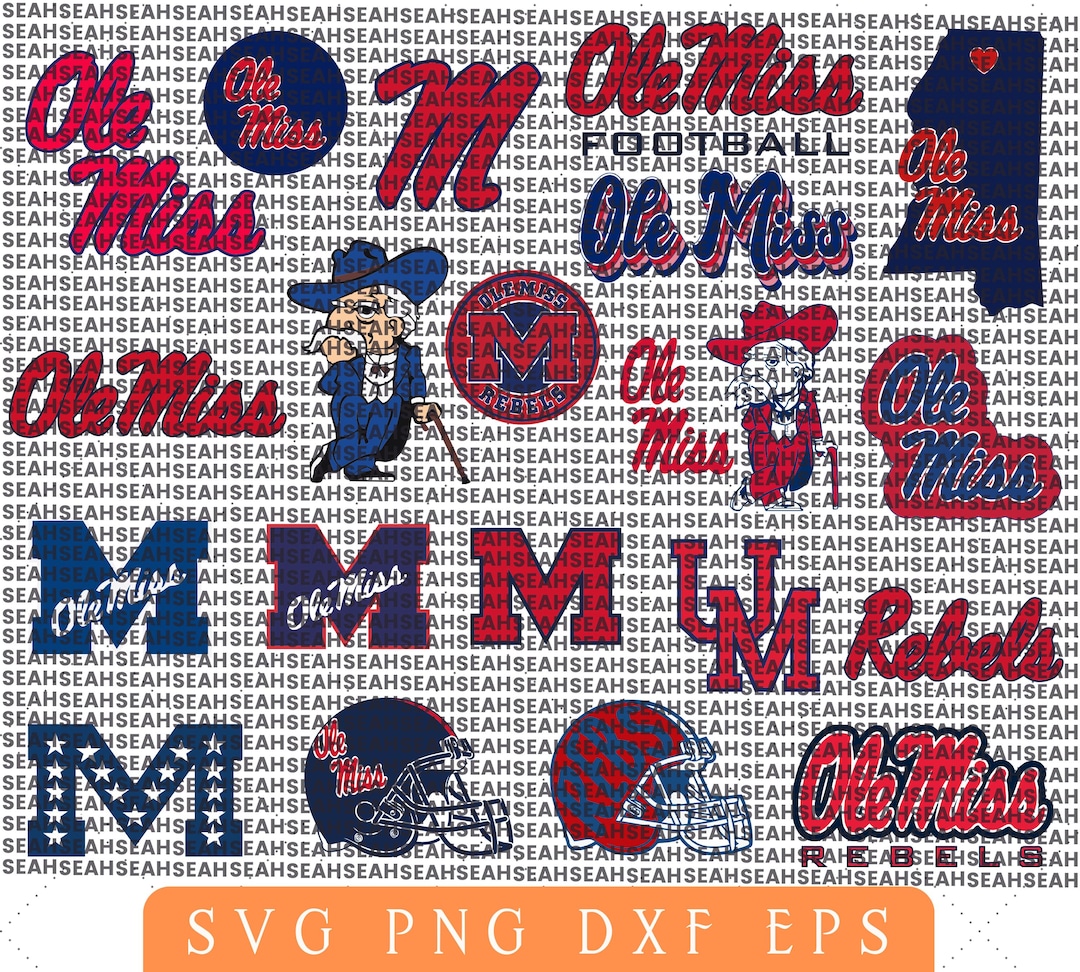Ole Miss Svg Bundle, Ole Miss Png Clipart, Cut Files for Cricut, Cricut ...