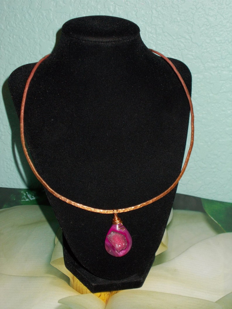 Copper Necklace Choker Necklace Torque Minimalist Jewelry Charm Necklace Boho Jewelry Gift For Her Ethnic Necklace Bridal Jewelry Under 30