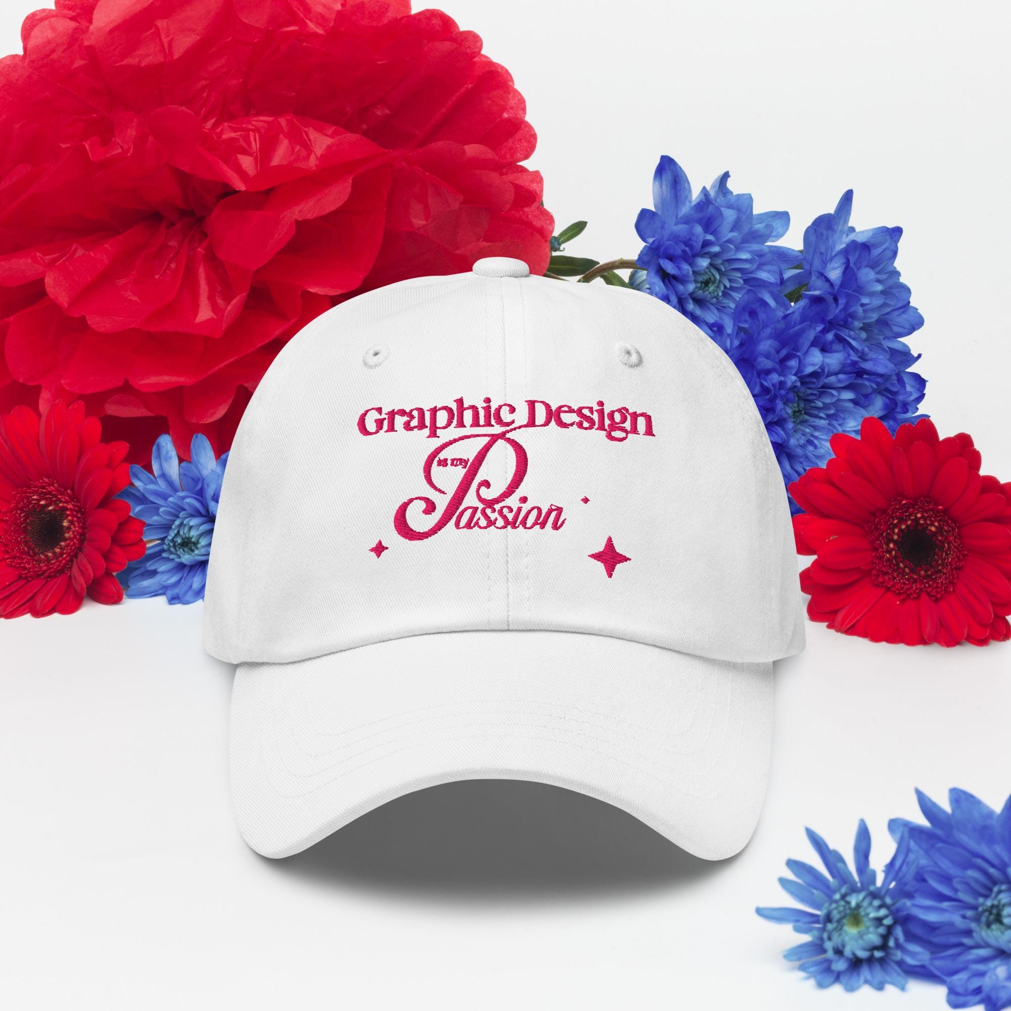 Classic Dad Hat – Pink “graphic Design is My Passion 