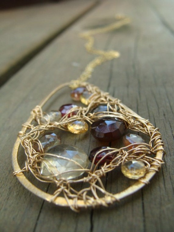 Items similar to Autumn Harvest Necklace, Made To Order on Etsy