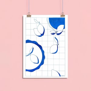 Limoni - A4 risoprint, poster