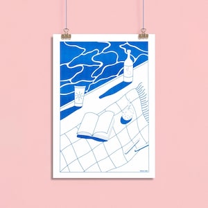 Al mare - A4 Risoprint, Poster