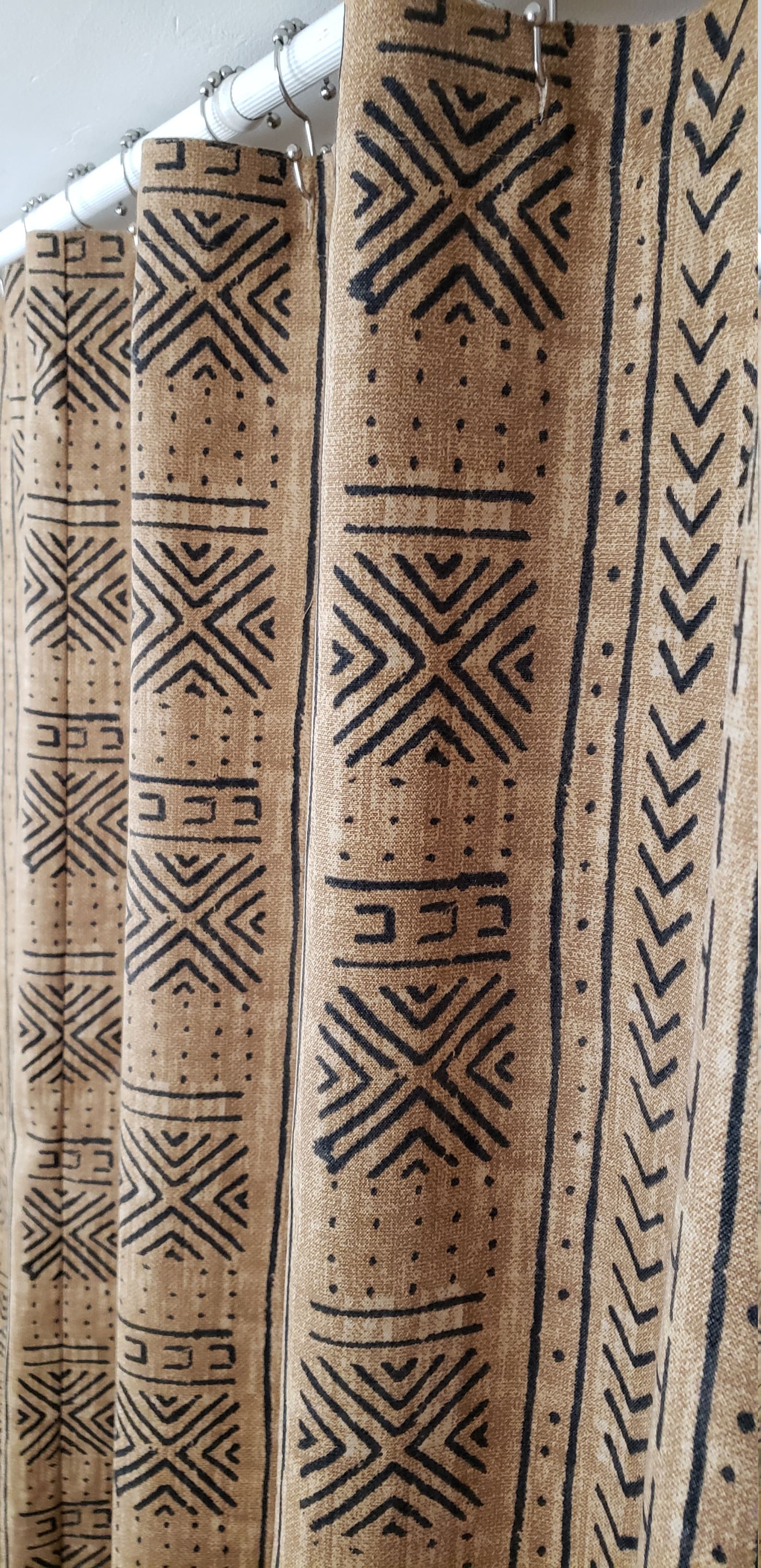 African Print Shower Curtain Bathroom Decor Custom Made Etsy