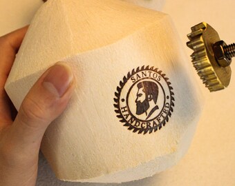 Benutzerdefinierte Brandeisen für Kokosnuss Stempel für Burger Brötchen elektrisches Brandeisen für Lebensmittel Fleisch Brandeisen Holz Stempel Weihnachtsgeschenke