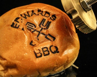 Brandeisen Für Lebensmittel Burger Brandstempel Weihnachtsgeschenk Brandeisen Zum Grillen Benutzerdefinierte Steakeisen Für Obstschalen Lederstempel