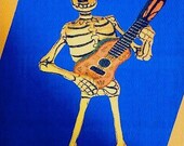 El Guitarro (Dia de los Muertos) card line