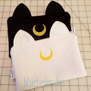 Moon Cat Zip Bags
