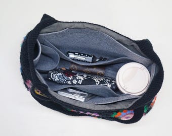 Bag Organizer Insert PDF Pattern: Felt-Like Fabric, Beginner Sewing (A4 Size Digital Download)