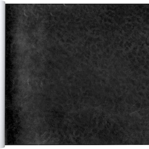 May include: A black textured roll of paper with a white core.