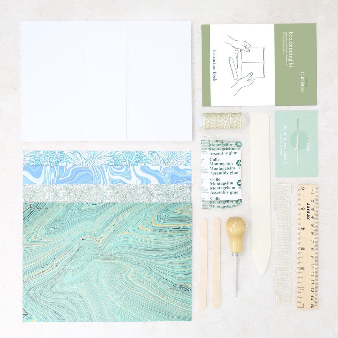 Bookbinding Kit Diy Kit To Create Custom Soft Cover Notebooks