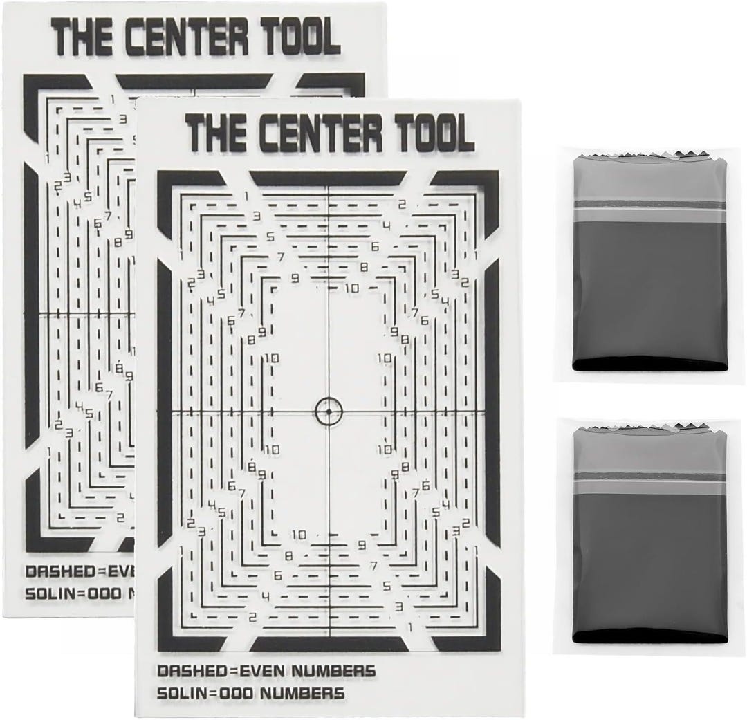 Card Grading Centering Tool Kit - With Cleaning Cloth - Precision Card ...