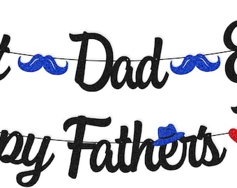 Happy Father's Day Banner Best Dad Ever Garland We Love Dad Banner Father's Day Party Decoration Super Dad Theme Event Celebration