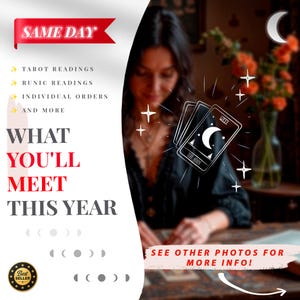 Tarot-Lesung für 2025. Hellseherische Vorhersagen am selben Tag. Was Sie dieses Jahr treffen werden. Hellseherische Lesung.