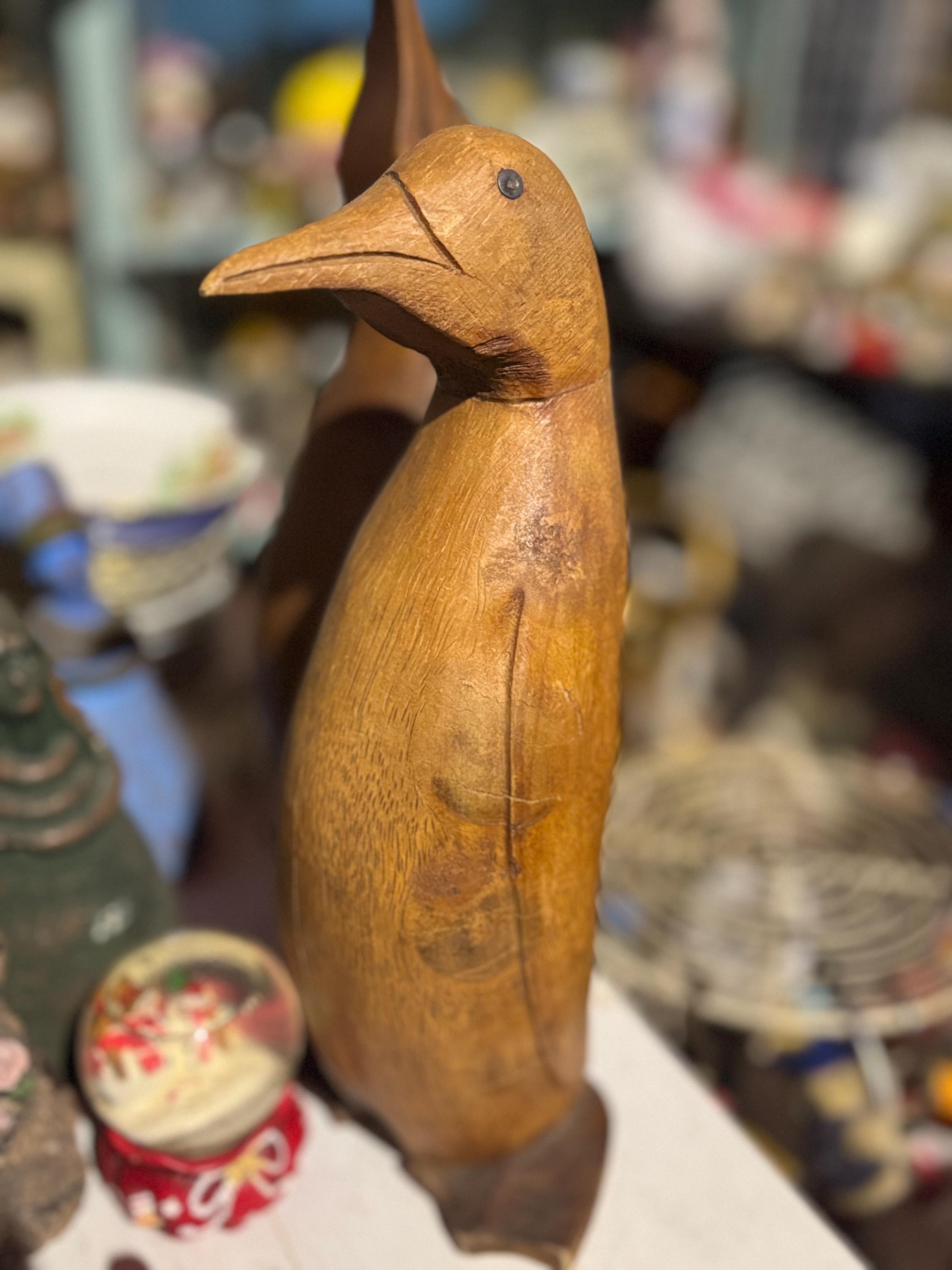Penguin wood carving - Etsy 日本