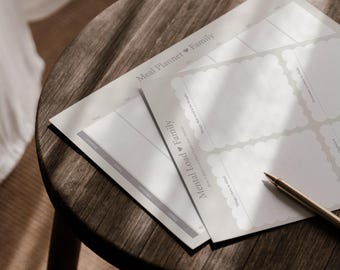 Planificador de Carga Mental para Familias | Haciendo visibles las tareas invisibles | PDF para padres y parejas | Organización familiar para imprimir