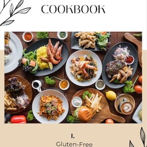 Gluten-Free Recipe Book | Digital Printable Cookbook PDF | Wholesome & Easy Meals by Ziraelle