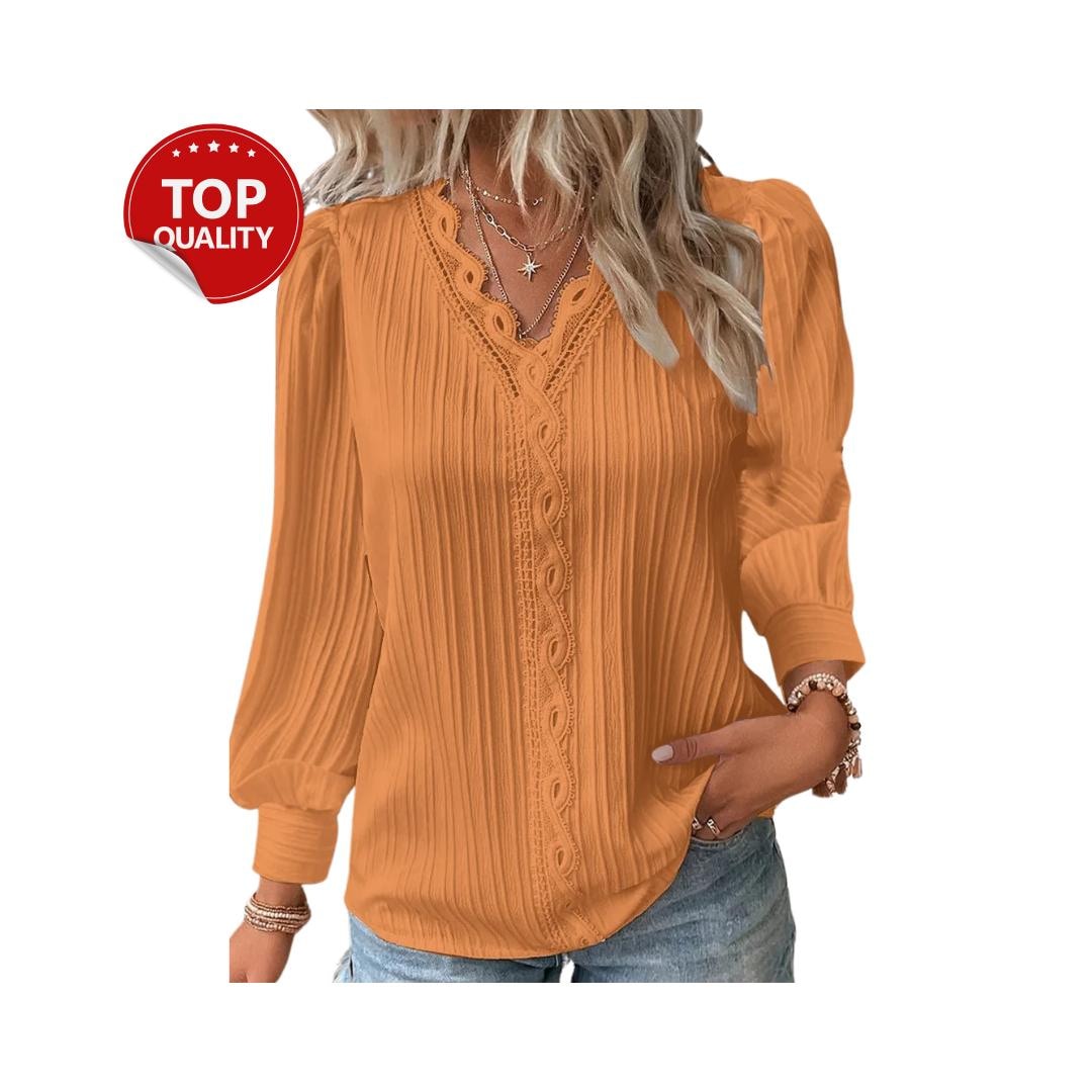 Brieta® | Women'S V-Neck Lace Blouse main image 0
