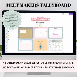 Interactive Receipt Generator for Small Business – Editable Receipt generator with interactive Email Funnel + market prep | Digital Download