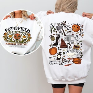 Pottsfield Harvest Festival Sweatshirt, Over The Garden Wall Shirt, Pottsfield Shirt, Halloween Shirt , Halloween Costume, Halloween Apparel