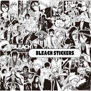 Adesivos de anime e mangá, 75 adesivos sortidos de mangá do Ceifador da Morte, adesivo de vinil de anime à prova d'água para garrafa de água, laptop, caderno, presente
