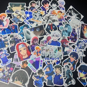 Fußball Anime Aufkleber, 1-100 verschiedene Anime Aufkleber, süße wasserfeste Anime Vinyl Aufkleber für Wasserflasche, Laptop, Notebook, Anime