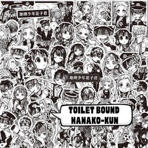 Toilet Bound Hanako-kun Anime-stickers, 67 Hanako-kun-mangastickers, waterdichte anime vinylsticker voor waterfles, laptop, notebook, cadeau