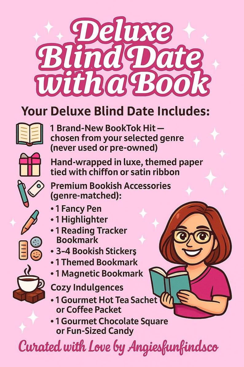 Romance Premium Blind Date with a Book – Wrapped Gift for Her & Book Lovers afbeelding 2