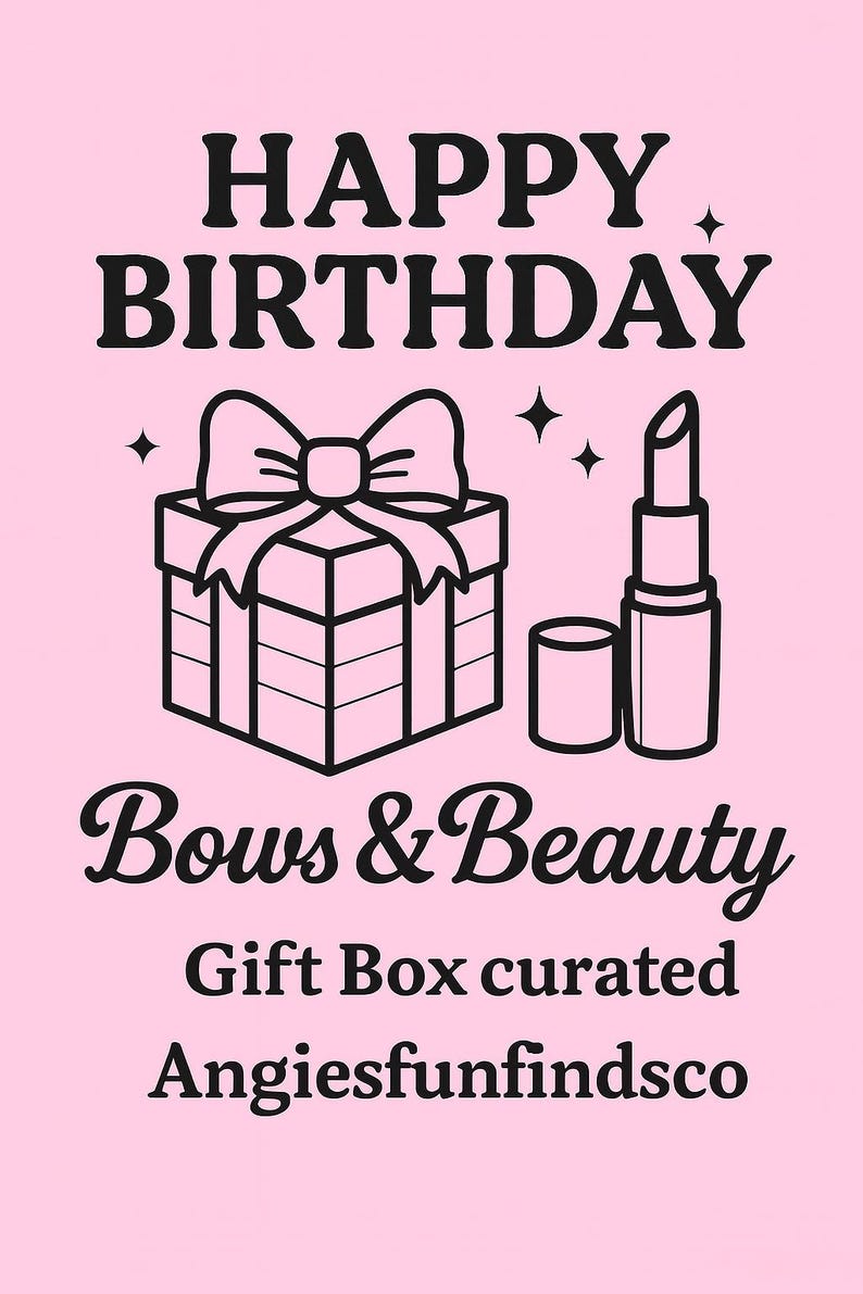 Caja de regalo Pink Coquette Bows & Beauty – Set de spa de lujo personalizado para el autocuidado y agenda para citas a ciegas / Regalo de cumpleaños moderno y elegante para adolescentes imagen 10